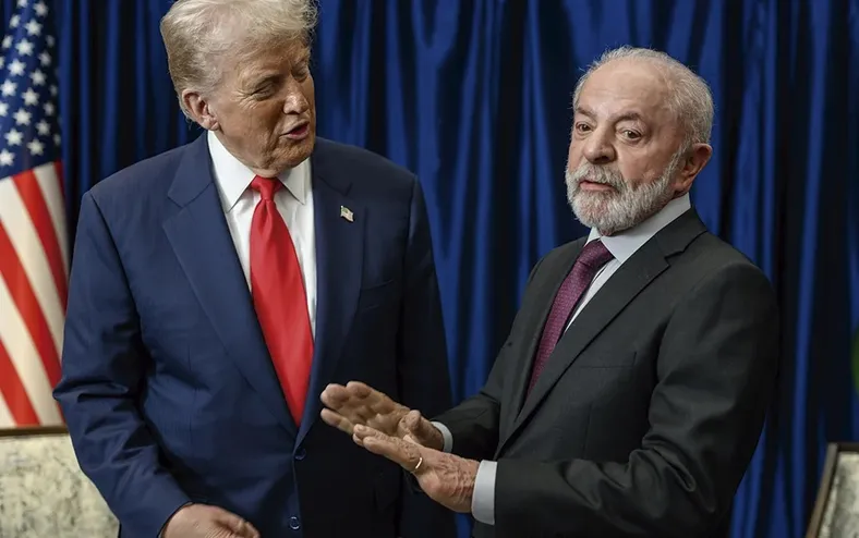 Trump diz que "ama Lula" e diminui tensão antes de encontro nos EUA - Imagem