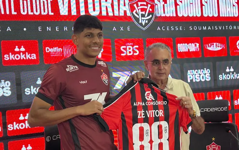 Novo meia do Vitória revela recusa a times paulistas: "Estou no lugar certo" - Imagem