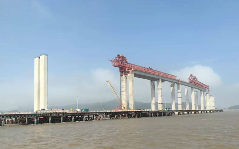 Ponte Salvador-Itaparica: material para início das obras é enviado ao Brasil - Imagem