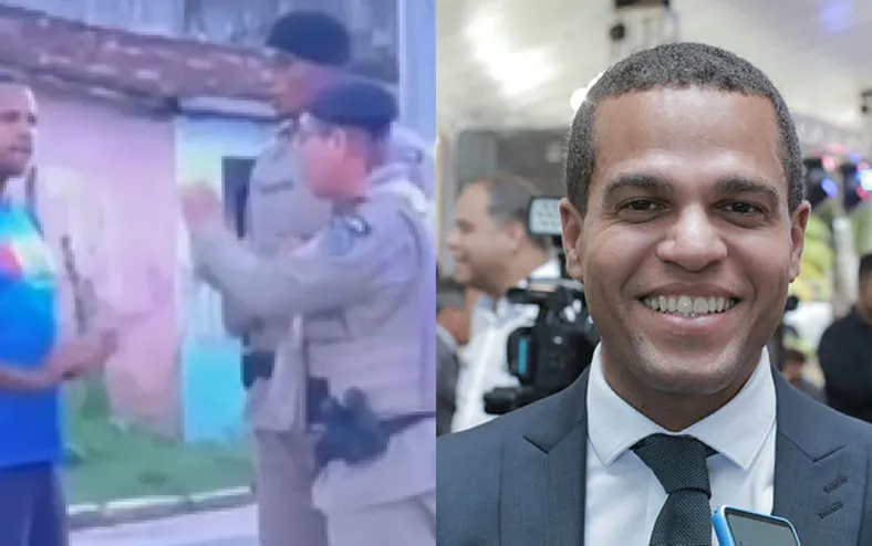 Vídeo: ex-prefeito explica discussão com PM em evento de grau na Bahia - Imagem