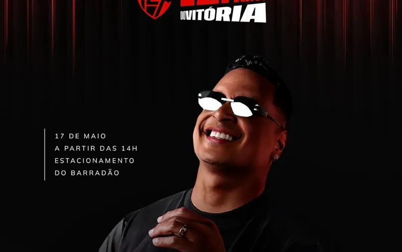 Vitória promove show de Xanddy Harmonia em celebração de 127 anos - Imagem