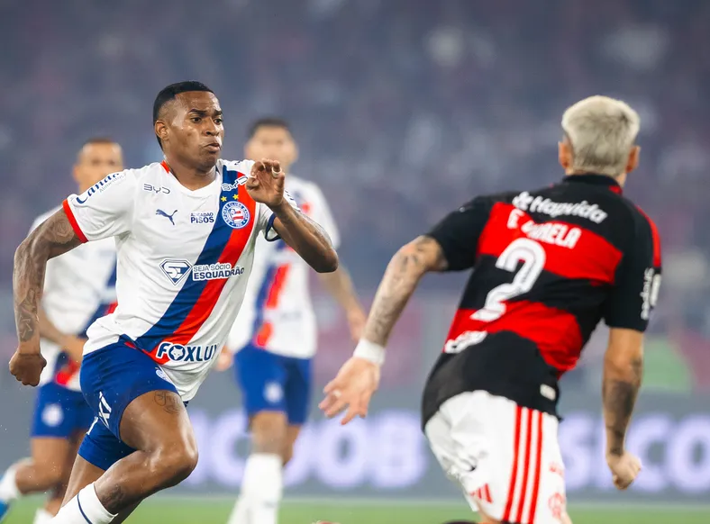 Bahia perde para o Flamengo em confronto direto do topo do Brasileirão - Imagem