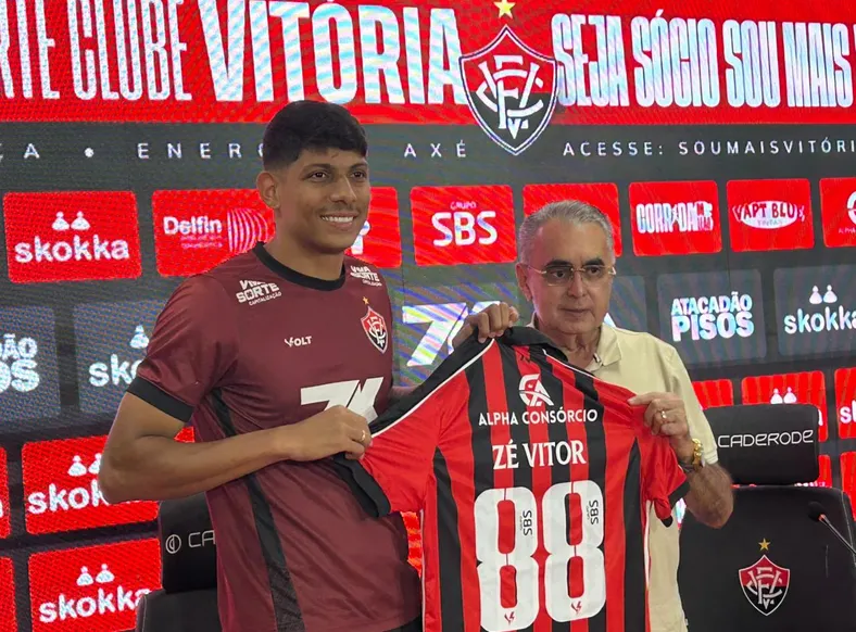 Novo meia do Vitória revela recusa a times paulistas: "Estou no lugar certo" - Imagem