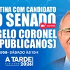 Grupo A TARDE sabatina Angelo Coronel neste sábado (15) - Imagem