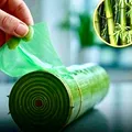 Plásticos biodegradáveis de bambú imagem