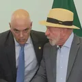 Após evento no Planalto, Lula chama Moraes para "tomar um café" imagem