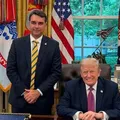 Trump elogiou Lula em encontro com Flávio Bolsonaro: “Dinâmico” imagem