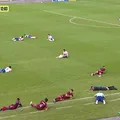 Enxame de vespas paralisa final do Baianão Sub-20; veja imagens imagem