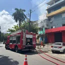 Incêndio de grandes proporções atinge casa na Av. Garibaldi