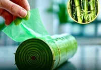Plásticos biodegradáveis de bambú