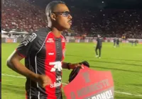 Atletas do Vitória provocam atacante do Fortaleza: "Craque foi vice"