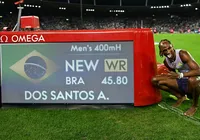 Brasileiro medalhista olímpico quebra recorde mundial no atletismo