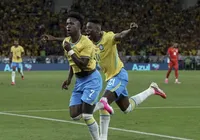 Melhor em campo, Vini Jr iguala marca de Ronaldinho Gaúcho pelo Brasil