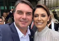 Flávio e Michelle Bolsonaro preparam 1º ato público após trégua