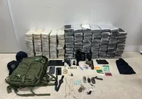 PM e estudante são presos com 119 kg de drogas em shopping de Salvador