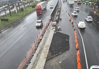 DNIT descobre o que causou buraco na BR-324 e define solução para o problema