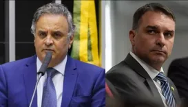 Aécio Neves e Flávio Bolsonaro lideram rejeição entre os pré-candidatos