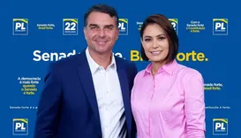 Após reatar com Flávio, Michelle mostra bastidores da campanha