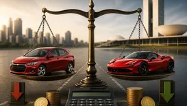 Mudanças no IPVA: dono de Ônix pagará mais caro que dono de Ferrari; entenda