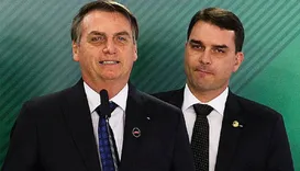 Campanha de Flávio esconde sobrenome do pai em material de campanha