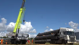 Obras da Ponte Salvador–Itaparica avançam com fabricação de estruturas
