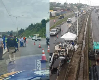 4ª interdição no mês: por que os reparos no km 604 da BR-324 não terminam