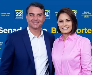 Após reatar com Flávio, Michelle mostra bastidores da campanha