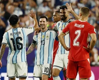 Argentina bate Suíça por 3 a 1 na prorrogação e garante vaga na semi