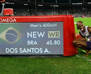 Brasileiro medalhista olímpico quebra recorde mundial no atletismo