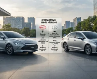 BYD King versus Toyota Corolla Híbrido; descubra qual é o melhor