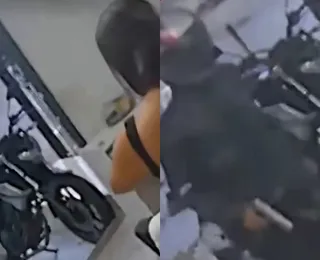 Vídeo mostra momento que cabeleireira é morta a tiros em salão de Salvador