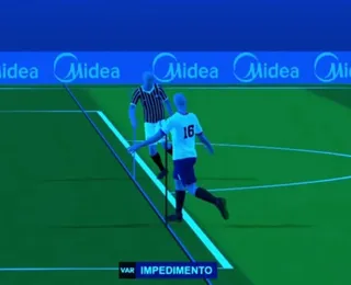 CBF planeja mudar impedimento semiautomático após anular gol do Bahia