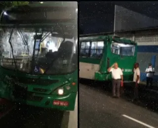 Colisão entre dois ônibus deixa funcionários da Integra feridos em Salvador
