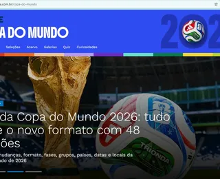 Copa do Mundo: A TARDE lança hub especial com interatividade, curiosidades e notícias