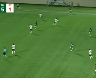 Derrota dura: Vitória é goleado pelo Palmeiras no Brasileirão Sub-17
