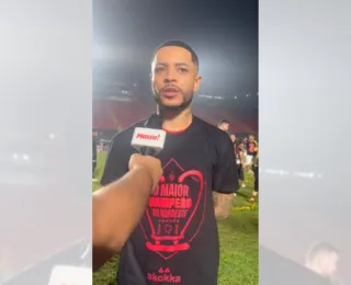 Matheuzinho exalta força do Barradão e agradece torcida do Vitória