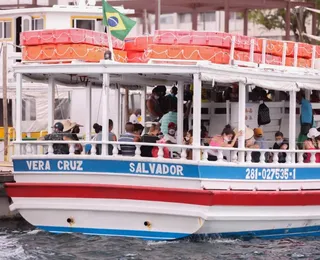 Mau tempo mantém suspensa a travessia Salvador-Mar Grande