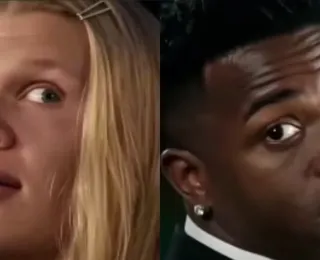 Meme viraliza e Haaland convida Vini Jr. para recriar cena de filme
