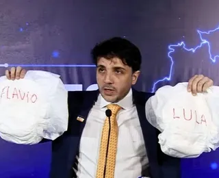 Renan leva fraldas a debate e chama Lula e Flávio de “criminosos”