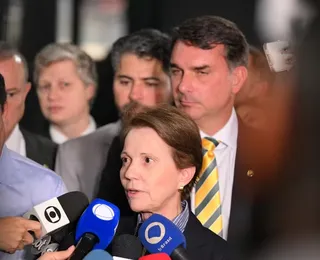 Tereza Cristina admite possibilidade de ser vice de Flávio Bolsonaro