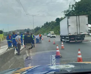 Trecho da BR-324 é novamente interditado cinco dias após liberação