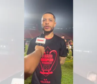 Matheuzinho exalta força do Barradão e agradece torcida do Vitória