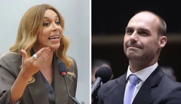 Processo movido por Erika Hilton contra Eduardo Bolsonaro é adiado