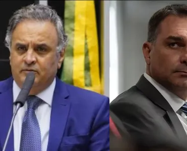 Aécio Neves e Flávio Bolsonaro lideram rejeição entre os pré-candidatos