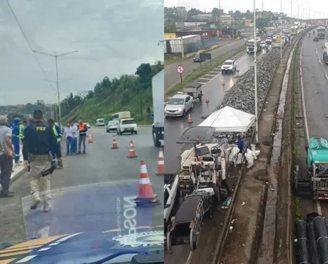 4ª interdição no mês: por que os reparos no km 604 da BR-324 não terminam