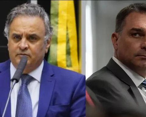 Aécio Neves e Flávio Bolsonaro lideram rejeição entre os pré-candidatos - Imagem