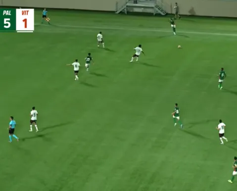 Derrota dura: Vitória é goleado pelo Palmeiras no Brasileirão Sub-17