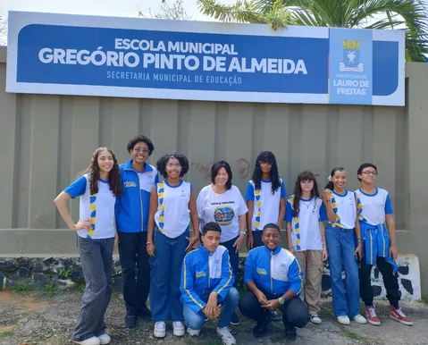 Estudantes de Lauro de Freitas criam jornal e minissérie; veja - Imagem