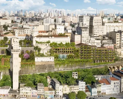 Obras do 1º hotel 6 estrelas do Nordeste entram em nova etapa em Salvador