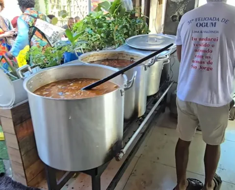Feijoada de Ogum completa 31 anos e reforça fé e tradição no 2 de Julho - Imagem
